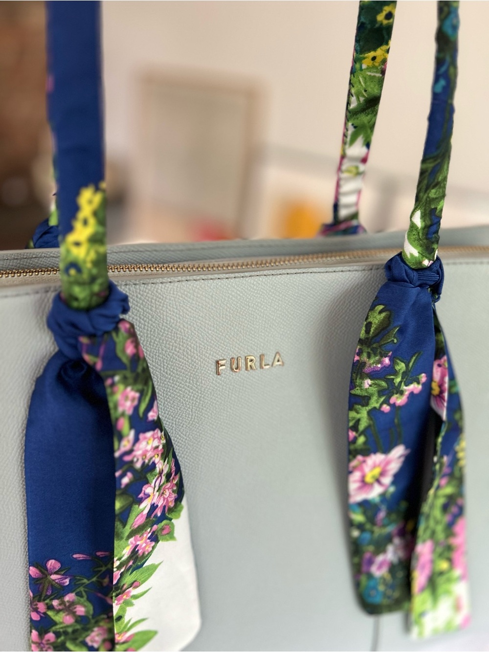 Large Furla Handbag / Laptop Tote / Work Briefcase